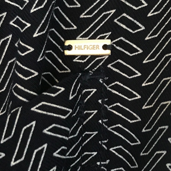 High Waist Wide Leg 100% viscose Navy pants  size4 - Picture 5 of 12